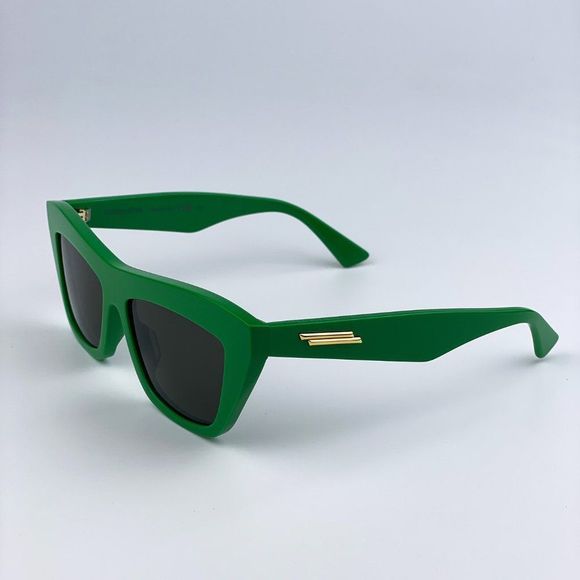 Bottega Veneta BV1121S 005 Sunglasses Green Cat Eye Unisex - Picture 8 of 11